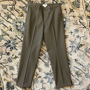 🤎 Men’s Dockers Straight Fit Flat Front Pants in Brown Size — 31W 32L